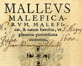 A page from a 1520 edition of Malleus Maleficarum, which roughly translates to “the hammer of witches,” a name that would work equally well as a black metal album or a spell from Harry Potter.